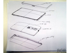 Das OnePlus One soll laut Designskizze auf einen Aluminium-Unibody setzen (Bild: bgr.com)