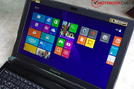 Display bei indirekter Sonneneinstrahlung