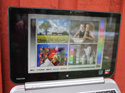 Ohne Bewölkung macht die Helligkeit eine gute Figur.