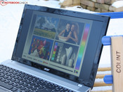 outdoor, bewölkt, Reflexion