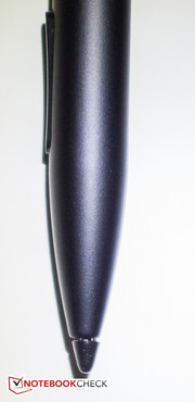 Der optionale aktive Eingabestift...