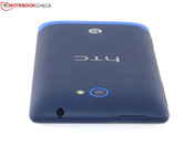 Kopfseite: 3,5-mm-Kopfhörer-Anschluss, Power-Taster