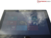 ...wodurch jedoch starke Reflexionen entstehen.