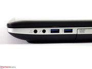 Das N76 verfügt über separate Audio in/out Anschlüsse und S/PDIF wird unterstützt.