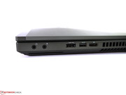 Die Audioports sind getrennt voneinander ausgeführt.