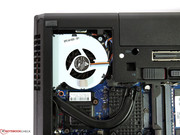 Der Lüfter ist sehr gut zugänglich.