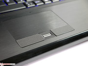 Die Touchpad-Struktur ist störend.