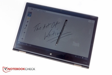 im Freien - Tablet-Modus im Schatten