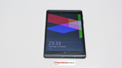 Vorderseite des Tablets