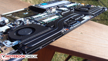 Die beiden Lüfter unterstützen sowohl CPU als auch GPU gleichzeitig.