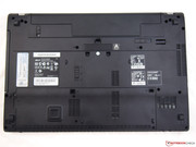 Die Unterseite des Notebooks