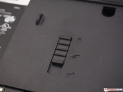 Das DVD-Laufwerk lässt sich auch mechanisch öffnen