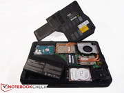 die Abdeckung entfernt man mit einem Schraubendreher