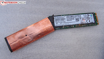 ... ist in eine Wärmeableitungshülle gewickelt.