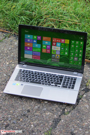 Das Satellite im Freien.