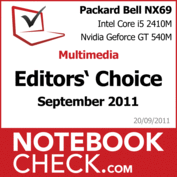 Award Multimedia-Notebook des Monats September 2011