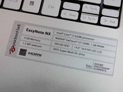 IFA 2010: Packard Bell EasyNote NX: 14-Zoll mit Core i7-620M und GT 330M