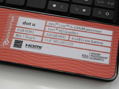 IFA 2010: Das Packard Bell dot U ist das Intel-Pendant in 11.6-Zoll.