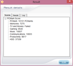 PCMark Vantage Scores