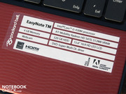 Technisch bietet das EasyNote TM einen schnellen Core i5-430M Prozessor und eine ATI HD 5470 Grafik.