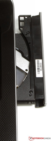 Der DVD-Brenner liest und beschreibt jede Art von DVD und CD.