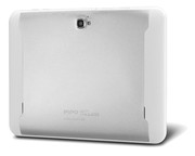 Schicker Rücken mit edlem Aluminiumeinsatz.