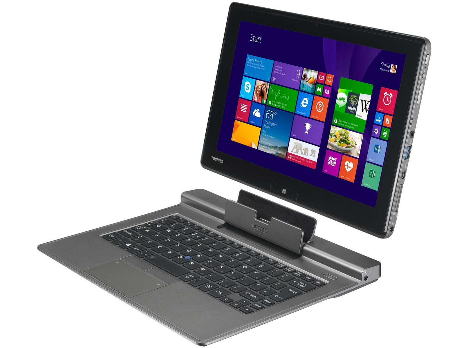 Toshiba Portege Z10tA12M DetachableUltrabook und Satellite Pro C50