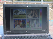 Das entspiegelte TFT ist Pflicht.