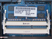 Zwei Arbeitsspeicherbänke sind vorhanden.