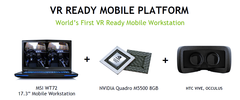 VR Ready sind mobile Workstations mit der M5500 GPU von Nvidia