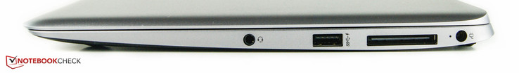 rechts: Audio-Combi, 1 x USB 3.0, Docking-Anschluss