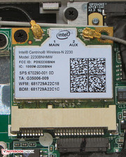 Gut: Es gibt zwei WLAN-Antennen.