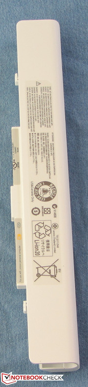 Der Akku wiegt etwa 173 Gramm...