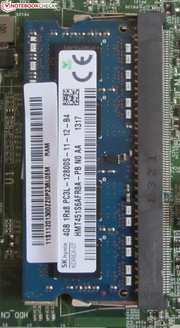 Es gibt nur eine Arbeitsspeicherbank.