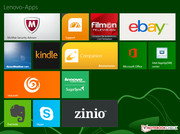 Lenovo liefert diverse Apps mit.