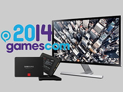 gamescom 2014 | Samsung zeigt SSD 850 Pro und den neuen Curved Monitor S27D590C