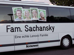 IFA 2010: Lenovo und Intel hatten sich ein Special ausgedacht.