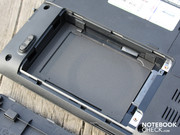 Die HDD sitzt gedämpft und bleibt jederzeit unhörbar.