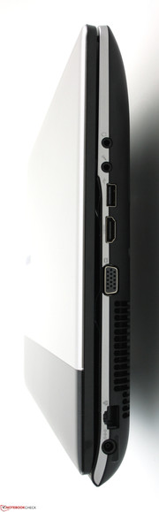 Samsung NP300E7A: Die Spieleambitionen der Geforce GT 520MX erfüllen sich nicht.