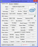 Systeminfo GPU-Z (Intel GMA HD 4000)