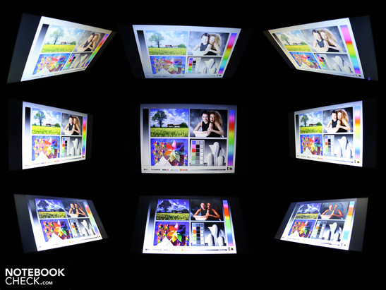 Stabiles horiz. Blickwinkel des Samsung 900X3A