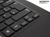 Geräumige Richtungstasten