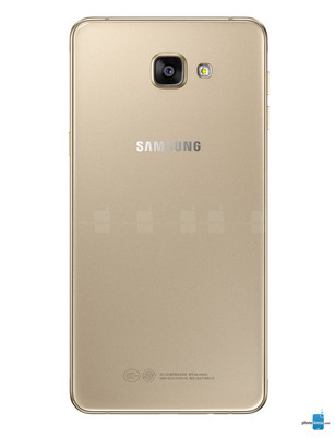Das Galaxy A9 Pro sieht äußerlich so aus wie das Galaxy A9 (Bild: Galaxy A9, phonearena.com)