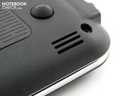 Die Lautsprecher befinden sich unter der Handauflage.