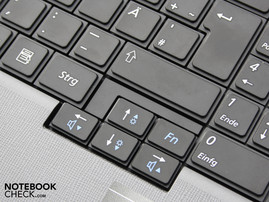 Pfeiltasten separiert