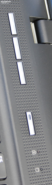 Samsung SF510-S02DE: Lautstärke & WLAN-Taste