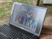 Ansicht seitlich, leicht Bewölkt, Schatten