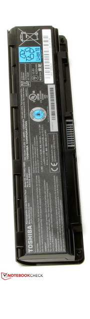 Der Akku wiegt etwa 293 Gramm...