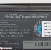 ...und stellt eine Kapazität von 48 Wh bereit.