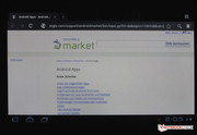 Der Appstore ist mit Android Market verknüpft.